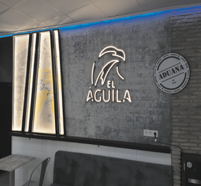 cartelería del aguila